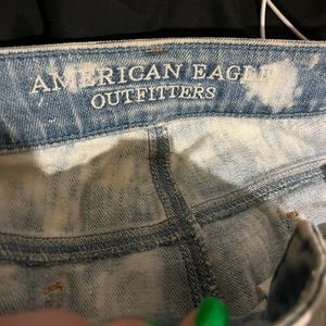 Tye dye wash straight skinny denim